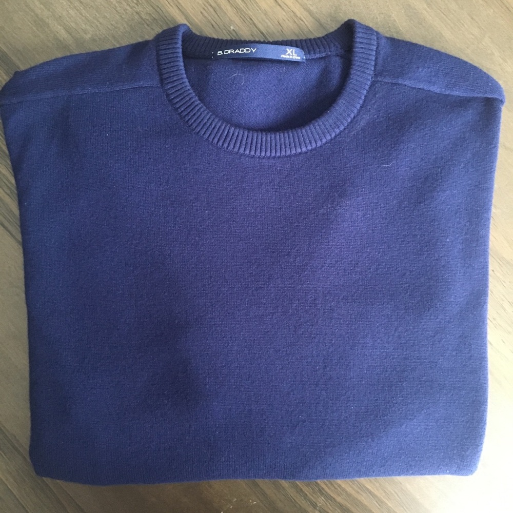 100% Scottish Cashmere B. Draddy crew neck sweater